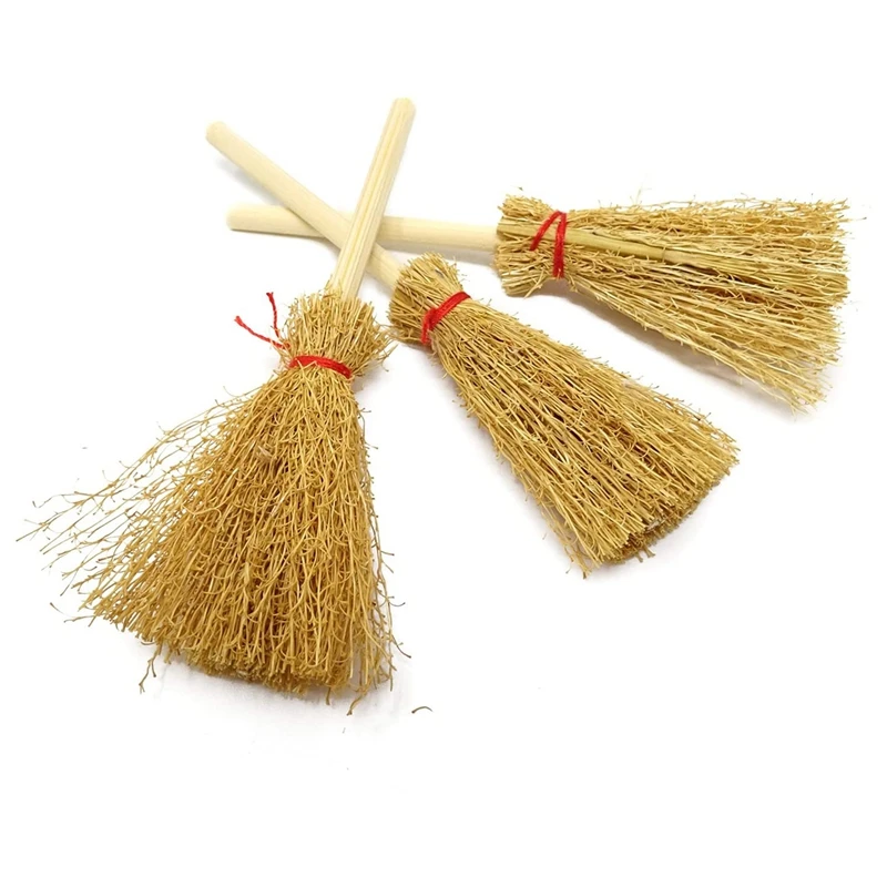 20Pcs Miniature Artificial Mini Straw Brooms With Red Ropes Halloween Straw Dollhouse Decoration Witches Party Decor Toy
20Pcs Miniature Artificial Mini Straw Brooms With Red Ropes Halloween Straw Dollhouse Decoration Witches Party Decor Toy