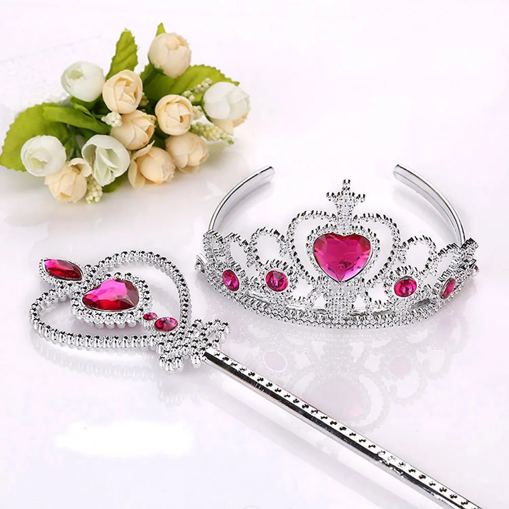 2 Piece/Set Princess Tiara Accessories Children Jewelry Tiara + Magic Wands Girl Christmas Party Gift Festival Girls Headwear 
2 Piece/Set Princess Tiara Accessories Children Jewelry Tiara + Magic Wands Girl Christmas Party Gift Festival Girls Headwear
