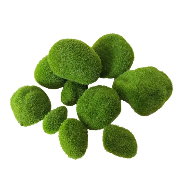 12Pcs Artificial Moss Stone Green Moss Pebble For Home Garden Landscape Decoration Moss Rocks Moss Balls Wedding DIY Crafts
12Pcs Artificial Moss Stone Green Moss Pebble For Home Garden Landscape Decoration Moss Rocks Moss Balls Wedding DIY Crafts