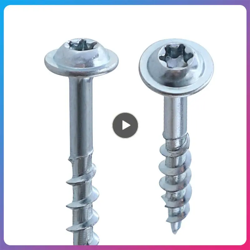 Woodworking Screws Galvanized Coarse Thread Round Head T20 Phillips Pocket Torx Screws 1-1/4"
Woodworking Screws Galvanized Coarse Thread Round Head T20 Phillips Pocket Torx Screws 1-1/4"