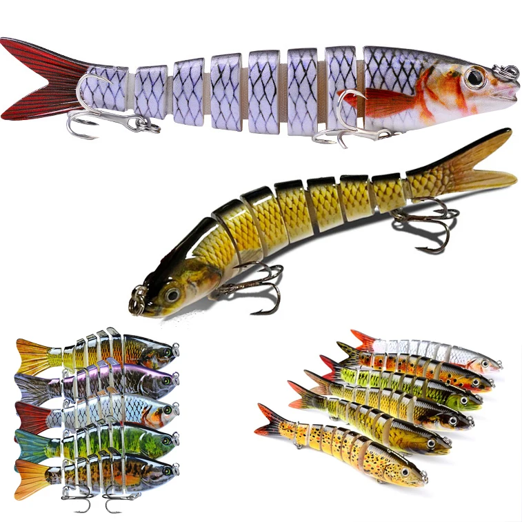 FISH 9cm 7g Wobblers Fishing Lures Jointed Crankbait Swimbait 8 Segment Hard Artificial Bait For Fishing Tackle
FISH 9cm 7g Wobblers Fishing Lures Jointed Crankbait Swimbait 8 Segment Hard Artificial Bait For Fishing Tackle
