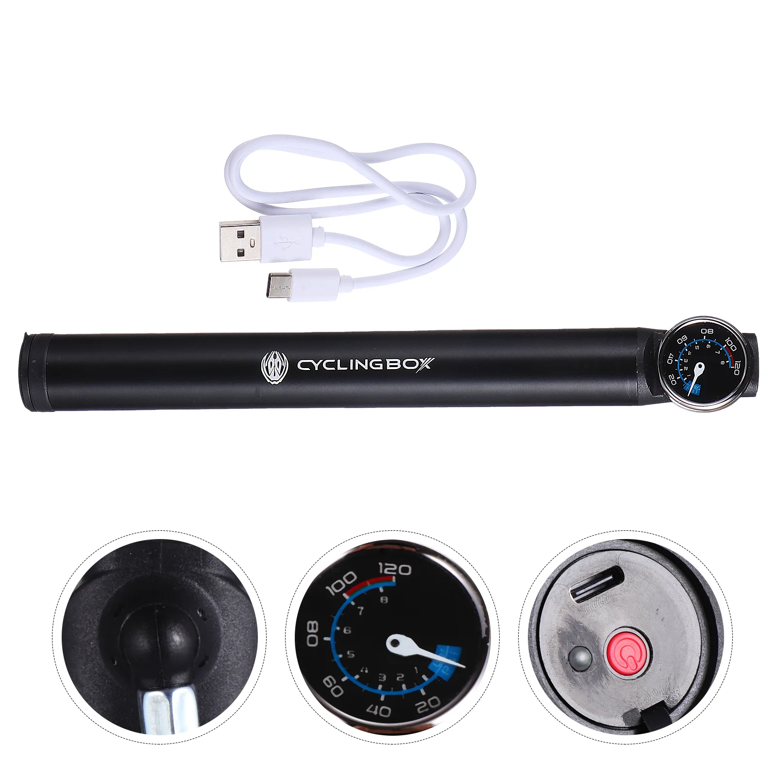 High Pressure Pump Electric Inflator Outdoor Air Portable Compressor Bike Gauge
High Pressure Pump Electric Inflator Outdoor Air Portable Compressor Bike Gauge