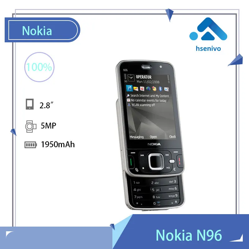 Nokia N96 Восстановленный-оригинальный телефон Nokia N96 GSM 3G 16 Гб Внутренняя память WIFI GPS 5MP, гарантия 1 год Восстановленный
Nokia N96 Восстановленный-оригинальный телефон Nokia N96 GSM 3G 16 Гб Внутренняя память WIFI GPS 5MP, гарантия 1 год Восстановленный
