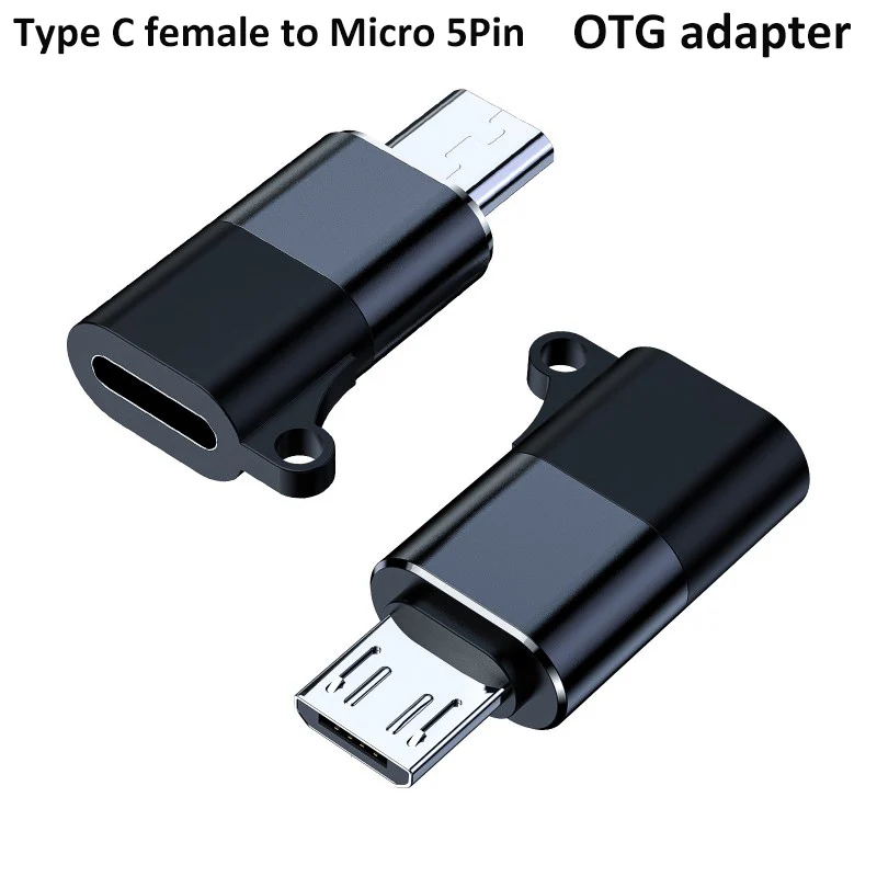 Type C Female to Micro Male USB Adapter for Mobile Phone OTG Converter Data Cable Connector USB C Adaptor for Laptop Notebook
Type C Female to Micro Male USB Adapter for Mobile Phone OTG Converter Data Cable Connector USB C Adaptor for Laptop Notebook