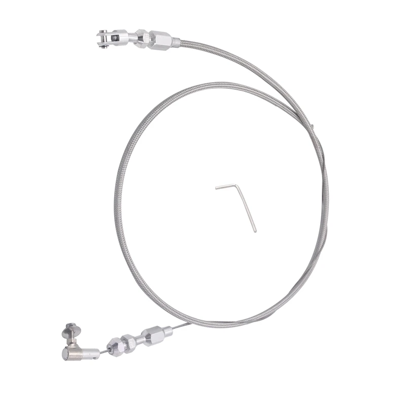 36 Inch Throttle Cable Braided Stainless Steel Universal Accelerator for Mopar Ford GM Chevrolet 
36 Inch Throttle Cable Braided Stainless Steel Universal Accelerator for Mopar Ford GM Chevrolet