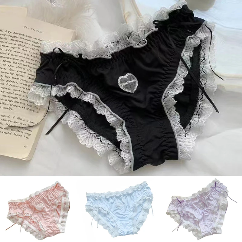 Panties For Women Low Waist Underwear Soft Comfortable Lingerie Cute Lolita Cartoon Underpants Female Intimate Briefs
Panties For Women Low Waist Underwear Soft Comfortable Lingerie Cute Lolita Cartoon Underpants Female Intimate Briefs
