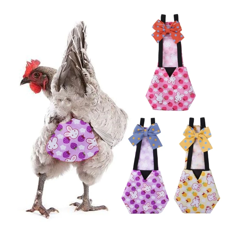 Chicken Diaper Waterproof Pet Clothes for Duck Reusable Poultry Costume Diapers with Bowknot Decor for Geese Bantam Hens
Chicken Diaper Waterproof Pet Clothes for Duck Reusable Poultry Costume Diapers with Bowknot Decor for Geese Bantam Hens