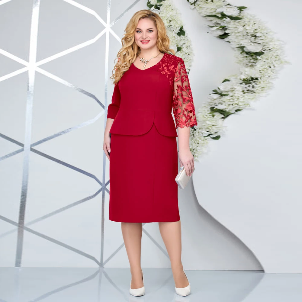 Elegant Goom Mother Of The Bride Dress For Weddings With Lace Sleeve Straight Plus Size Guest Gown Zipper Back Свадебное платье
Elegant Goom Mother Of The Bride Dress For Weddings With Lace Sleeve Straight Plus Size Guest Gown Zipper Back Свадебное платье