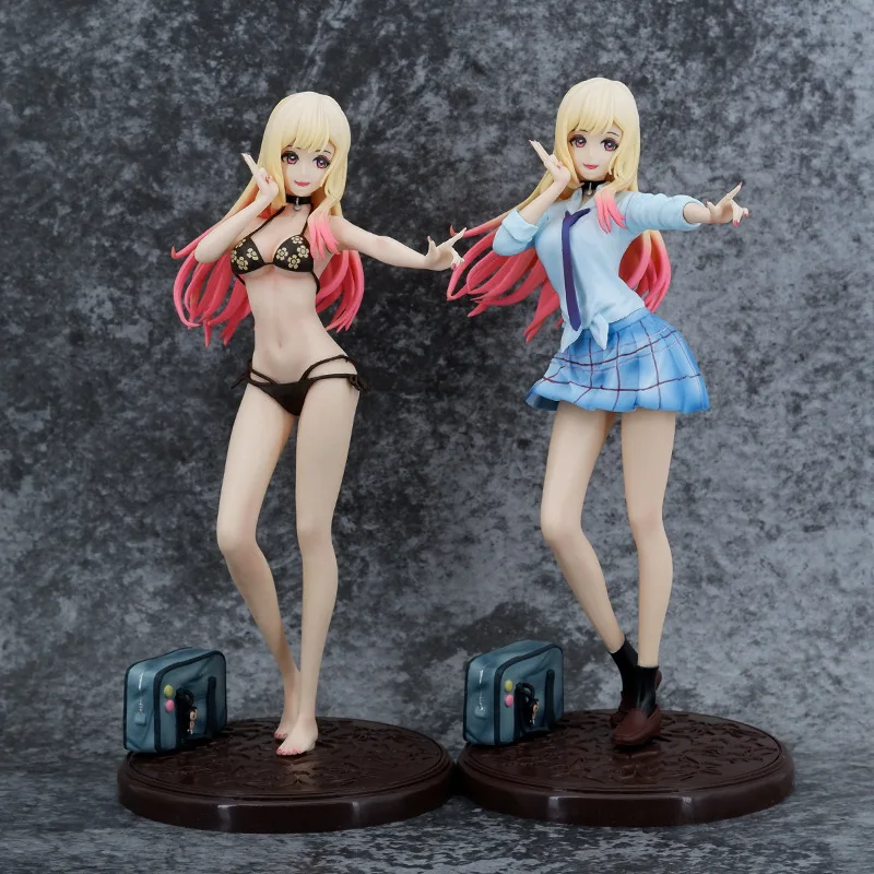 27CM Anime Figure My Dress-Up Darling Kitagawa Marin Sexy School uniform swimsuit Action Figure Adult Collection Model Doll Toys
27CM Anime Figure My Dress-Up Darling Kitagawa Marin Sexy School uniform swimsuit Action Figure Adult Collection Model Doll Toys