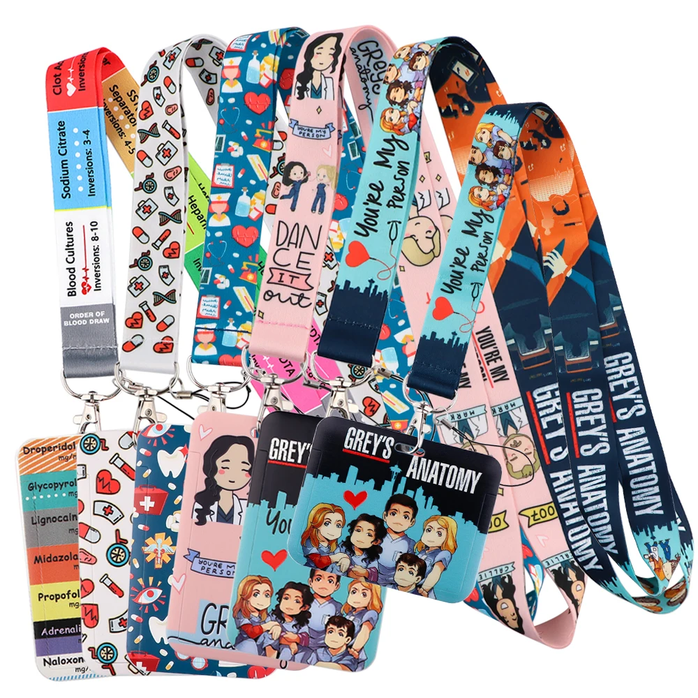 LT52 Grey's Anatomy TV Show Doctor Nurse Accessories lanyard Car Keychain ID Card Cover Mobile Phone Key Ring Badge Holder Gifts
LT52 Grey's Anatomy TV Show Doctor Nurse Accessories lanyard Car Keychain ID Card Cover Mobile Phone Key Ring Badge Holder Gifts