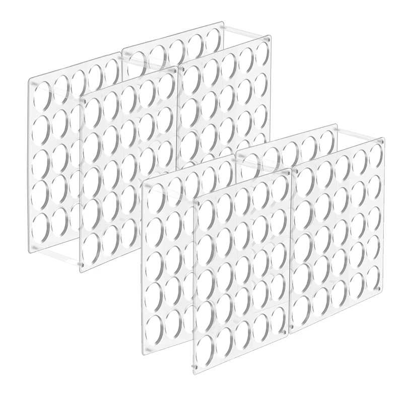 Vinyl Roll Storage Rack With 25 Holes, Vinyl Roll Holder For Craft Room, 12Inch X 12Inch, 2Inch Holes
Vinyl Roll Storage Rack With 25 Holes, Vinyl Roll Holder For Craft Room, 12Inch X 12Inch, 2Inch Holes