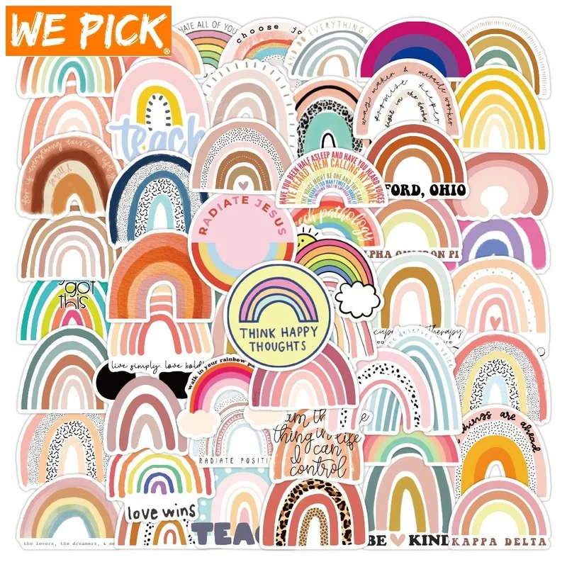 10/50PCS Rainbow Bridge Cartoon Stickers for Girl Children Toys on The Laptop Fridge Phone Skateboard Suitcase Decals Sticker
10/50PCS Rainbow Bridge Cartoon Stickers for Girl Children Toys on The Laptop Fridge Phone Skateboard Suitcase Decals Sticker