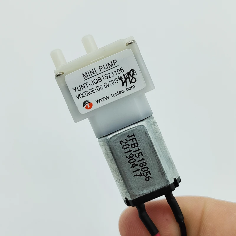 JQB1523106 DC 5V 6V Mini 030 Motor Air Pump Micro Diaphragm Oxygen Pressure Pump DIY Blood Monitor Sphygmomanometer Aquarium
JQB1523106 DC 5V 6V Mini 030 Motor Air Pump Micro Diaphragm Oxygen Pressure Pump DIY Blood Monitor Sphygmomanometer Aquarium