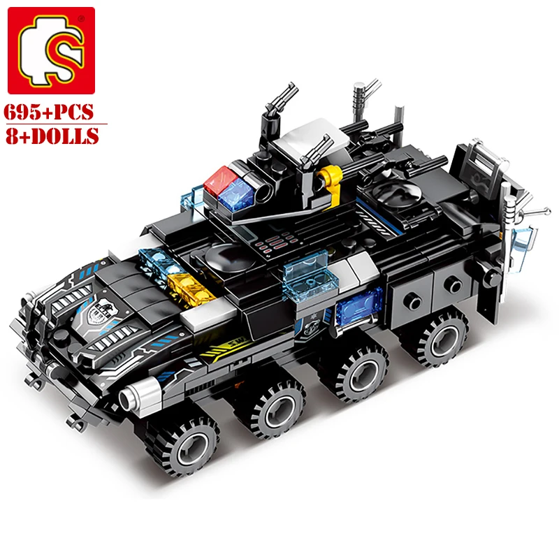 SEMBO Micro Blocks WW2 Military Weapons Tank Plane Missile Car Boat Building Blocks DIY Assemble Toys for Boys Birthday Gift
SEMBO Micro Blocks WW2 Military Weapons Tank Plane Missile Car Boat Building Blocks DIY Assemble Toys for Boys Birthday Gift