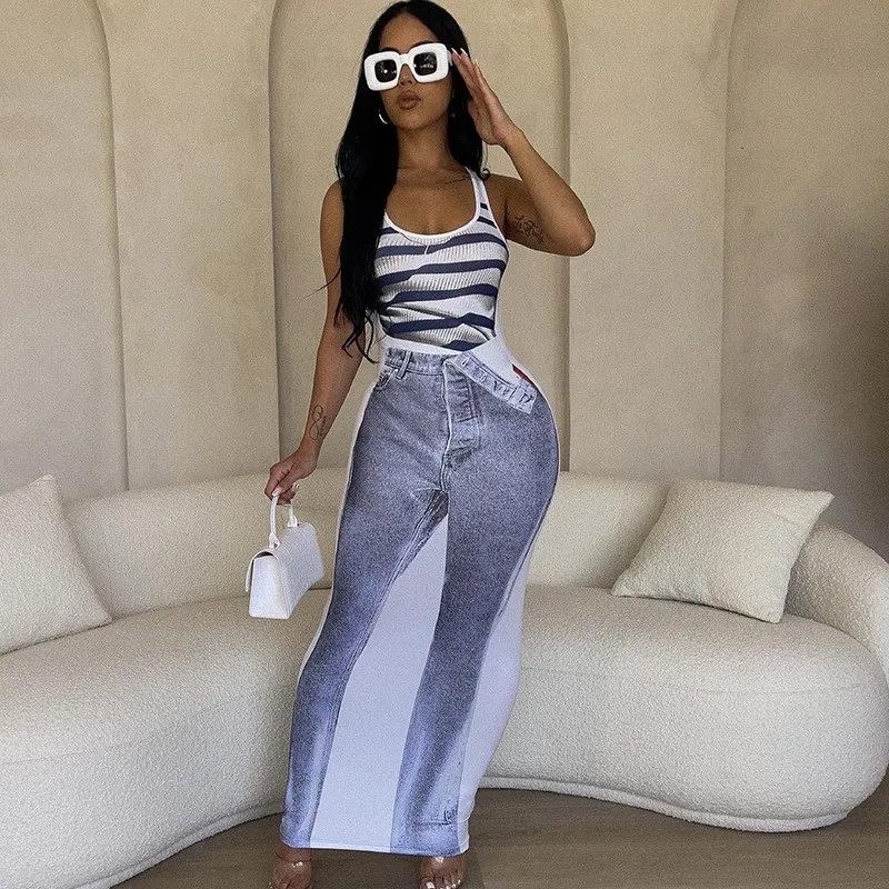 Beach Dress Women Summer 2023 For Both Print Fake Foreman Word Sundress Sets Skirt Teamed Female Polyester Casual Long Shirt 
Beach Dress Women Summer 2023 For Both Print Fake Foreman Word Sundress Sets Skirt Teamed Female Polyester Casual Long Shirt