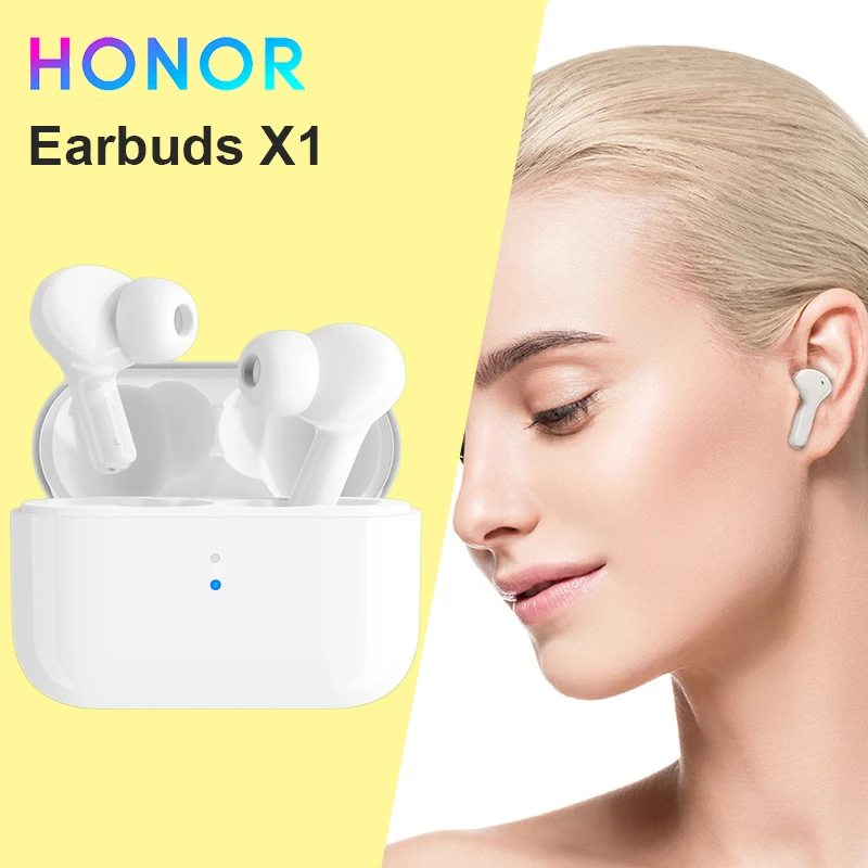 

TWS-наушники HUAWEI Honor Earbuds X1 с поддержкой Bluetooth и двойным микрофоном