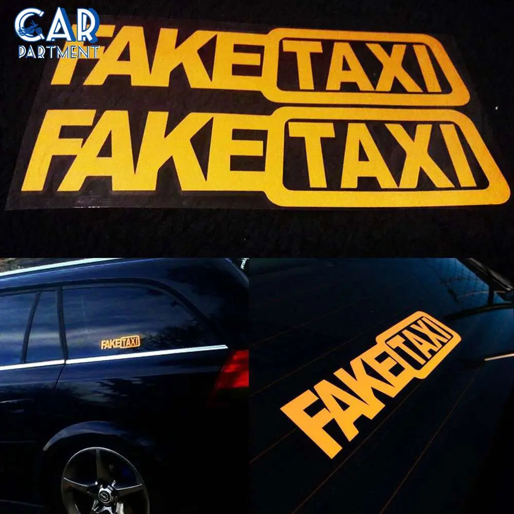 Self Adhesive Vinyl Waterproof Fake Taxi Car Sticker Funny Reflective Car Sticker For Bmw Ford Toyota Vw Honda Kia Opel Kia 
Self Adhesive Vinyl Waterproof Fake Taxi Car Sticker Funny Reflective Car Sticker For Bmw Ford Toyota Vw Honda Kia Opel Kia