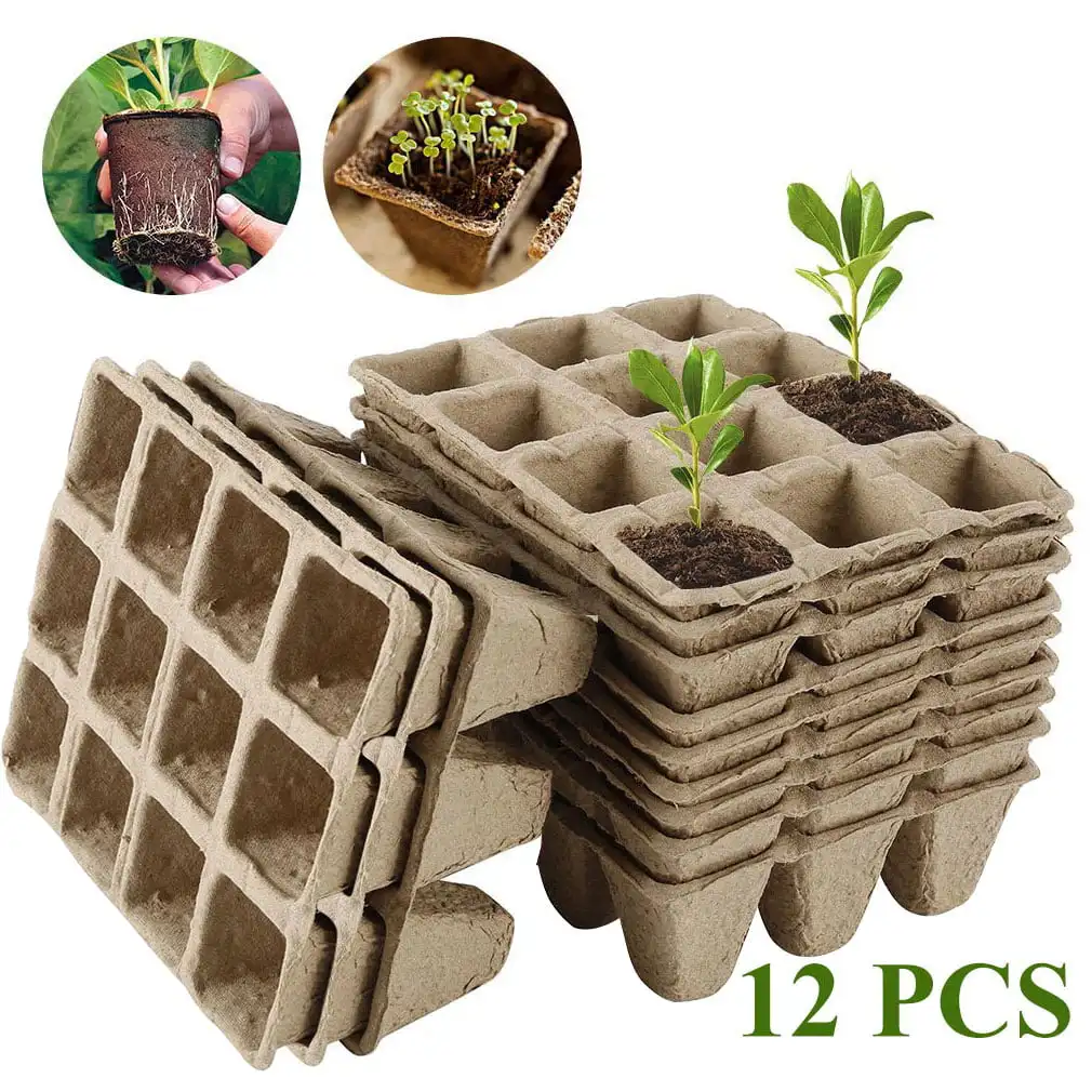 144 Peat Pots for Seedlings Starter,Gardening Plant Pots ,Seed Starter Tray 6.5 × 4.7 × 2 inch
144 Peat Pots for Seedlings Starter,Gardening Plant Pots ,Seed Starter Tray 6.5 × 4.7 × 2 inch