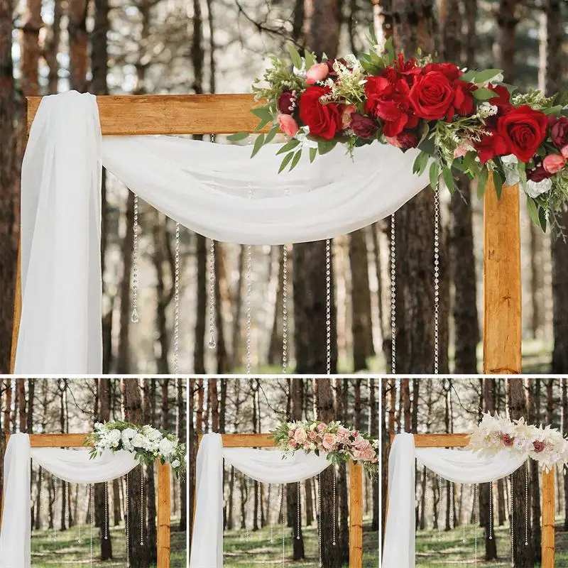 Artificial Rose Flower Swag For Decoration Wedding Arch Flowers Rose Flower Runner Garland For Wedding Arch Table Decoration
Artificial Rose Flower Swag For Decoration Wedding Arch Flowers Rose Flower Runner Garland For Wedding Arch Table Decoration