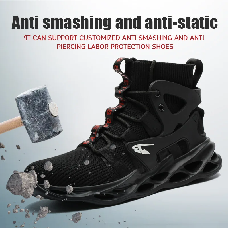 Work Safety Shoes Anti-Smashing Steel Toe Puncture Proof Construction Lightweight Breathable Sneakers Boots Men Women Air Light
Work Safety Shoes Anti-Smashing Steel Toe Puncture Proof Construction Lightweight Breathable Sneakers Boots Men Women Air Light
