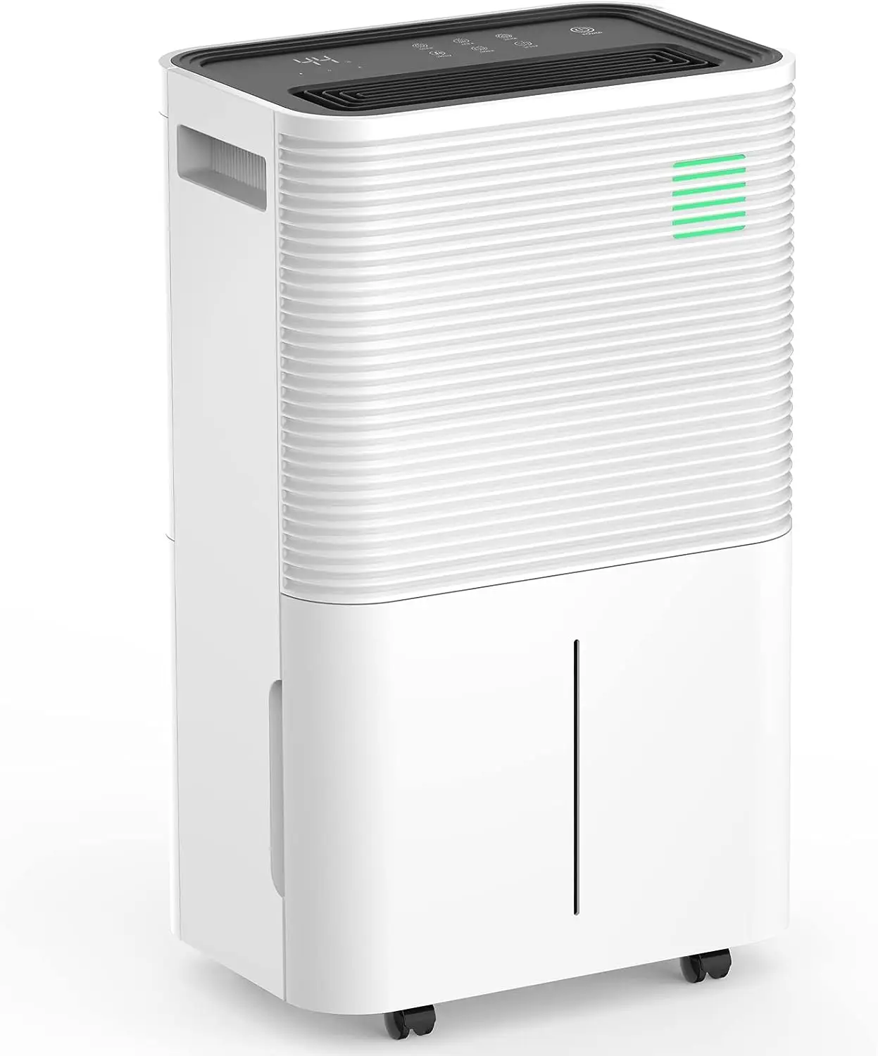 Pints Dehumidifier for Home/Basement/Large Room with Drain Hose, Dehumidifiers with Auto or Manual Drainage, 3 Working Modes/Aut
Pints Dehumidifier for Home/Basement/Large Room with Drain Hose, Dehumidifiers with Auto or Manual Drainage, 3 Working Modes/Aut