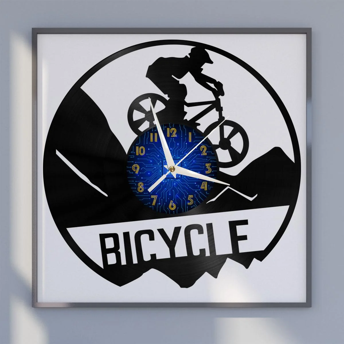 Bicycle Cross Country Competition Vinyl Wall Clock, Vinyl Record Clock Wall Art Silent & Non-ticking
Bicycle Cross Country Competition Vinyl Wall Clock, Vinyl Record Clock Wall Art Silent & Non-ticking