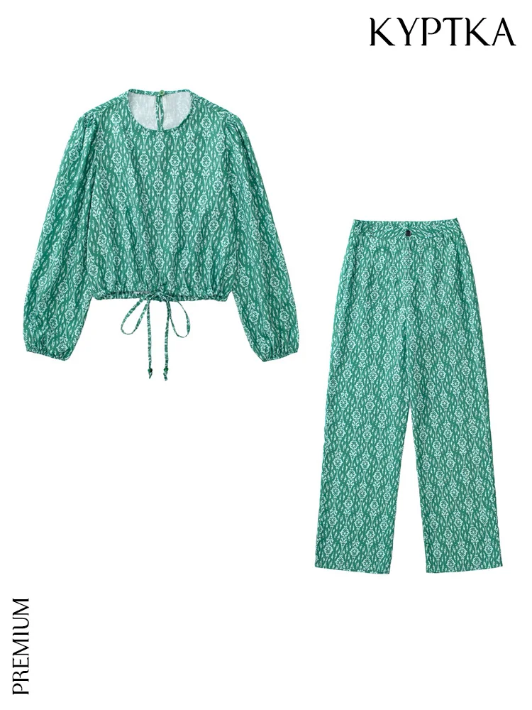 Женский комплект из двух предметов KYPTKA, белый комплект из двух предметов, укороченная блузка с галстуком и прямые брюки с высокой талией,
Женский комплект из двух предметов KYPTKA, белый комплект из двух предметов, укороченная блузка с галстуком и прямые брюки с высокой талией,