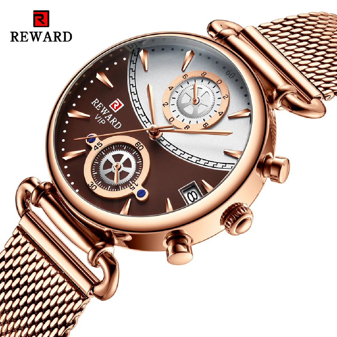 REWARD Women Watches Fashion Rose Gold Female Clock Business Quartz Watch Ladies Stainless Steel Waterproof Wrist Watch Relogio
REWARD Women Watches Fashion Rose Gold Female Clock Business Quartz Watch Ladies Stainless Steel Waterproof Wrist Watch Relogio