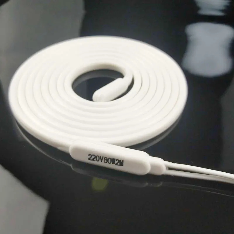 220V 1-15 Meters 40W Per Meter White Waterproof Silicone Rubber Insulated Heater Wire For Drain-pipe
220V 1-15 Meters 40W Per Meter White Waterproof Silicone Rubber Insulated Heater Wire For Drain-pipe