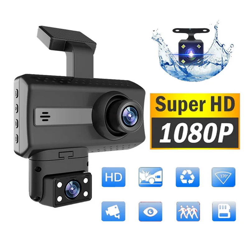 Видеорегистратор YEINDBOO, HD, ночное видение, 360 °, двойная запись, скрытое переднее видео в автомобиле
Видеорегистратор YEINDBOO, HD, ночное видение, 360 °, двойная запись, скрытое переднее видео в автомобиле