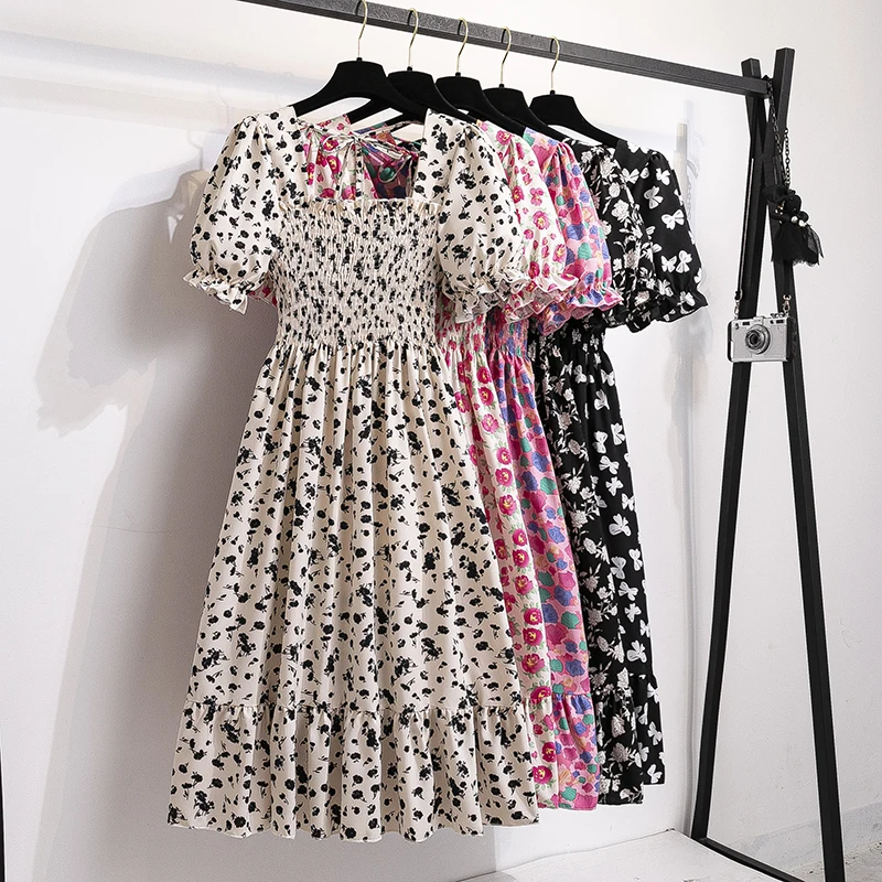 WFAMH 2023 Spring Summer Short Sleeve Casual Dresses Female Elastic Waist Pleated Backless Chiffon Women Midi Vestidos dress
WFAMH 2023 Spring Summer Short Sleeve Casual Dresses Female Elastic Waist Pleated Backless Chiffon Women Midi Vestidos dress
