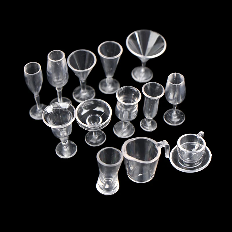 High Quality 14pcs/set Dollhouse Miniature Wine Glass Simulation Furniture Cup Model For Doll House Decor Kids Pretend Play Toys
High Quality 14pcs/set Dollhouse Miniature Wine Glass Simulation Furniture Cup Model For Doll House Decor Kids Pretend Play Toys