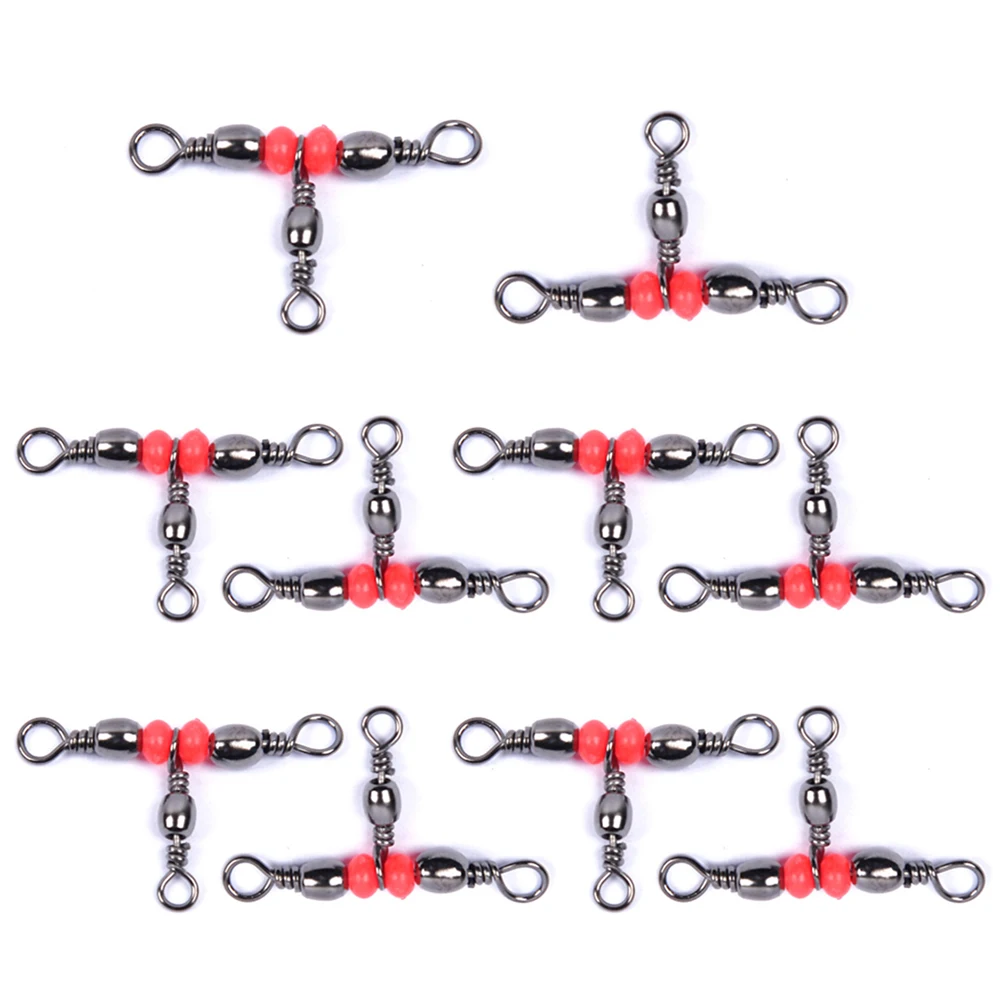 10Pcs Fishing Rolling Swivels 3-way Barrel Swivel Connectors Alloy Copper Plastic Swivels Fishing Line Red Silver Carp Tackle
10Pcs Fishing Rolling Swivels 3-way Barrel Swivel Connectors Alloy Copper Plastic Swivels Fishing Line Red Silver Carp Tackle