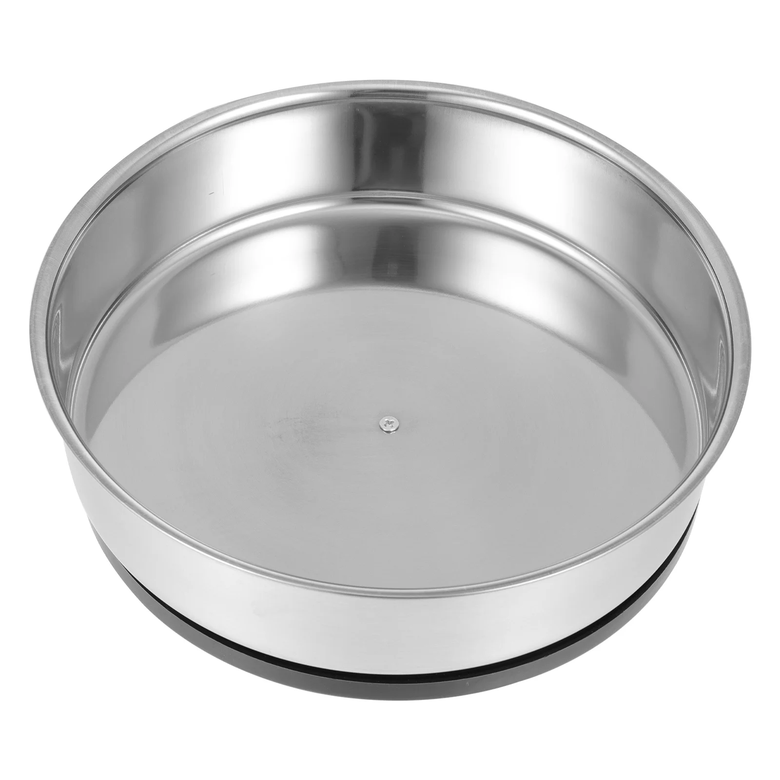 

Stainless Steel Tray Household Rotating Plate Seasoning Bottle Kitchen Storage Holder Creative Utensil