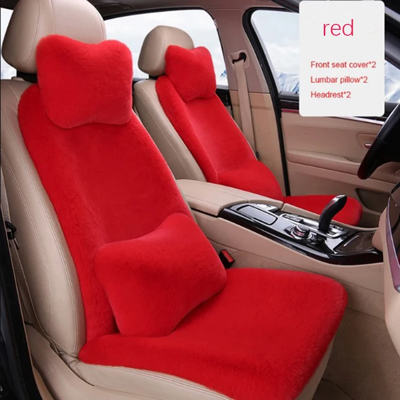Faux Sheepskin Seat Cover Universal Plush Car Seat Cover Artificial Fur Cushion Automotive interior Car Accessories 
Faux Sheepskin Seat Cover Universal Plush Car Seat Cover Artificial Fur Cushion Automotive interior Car Accessories