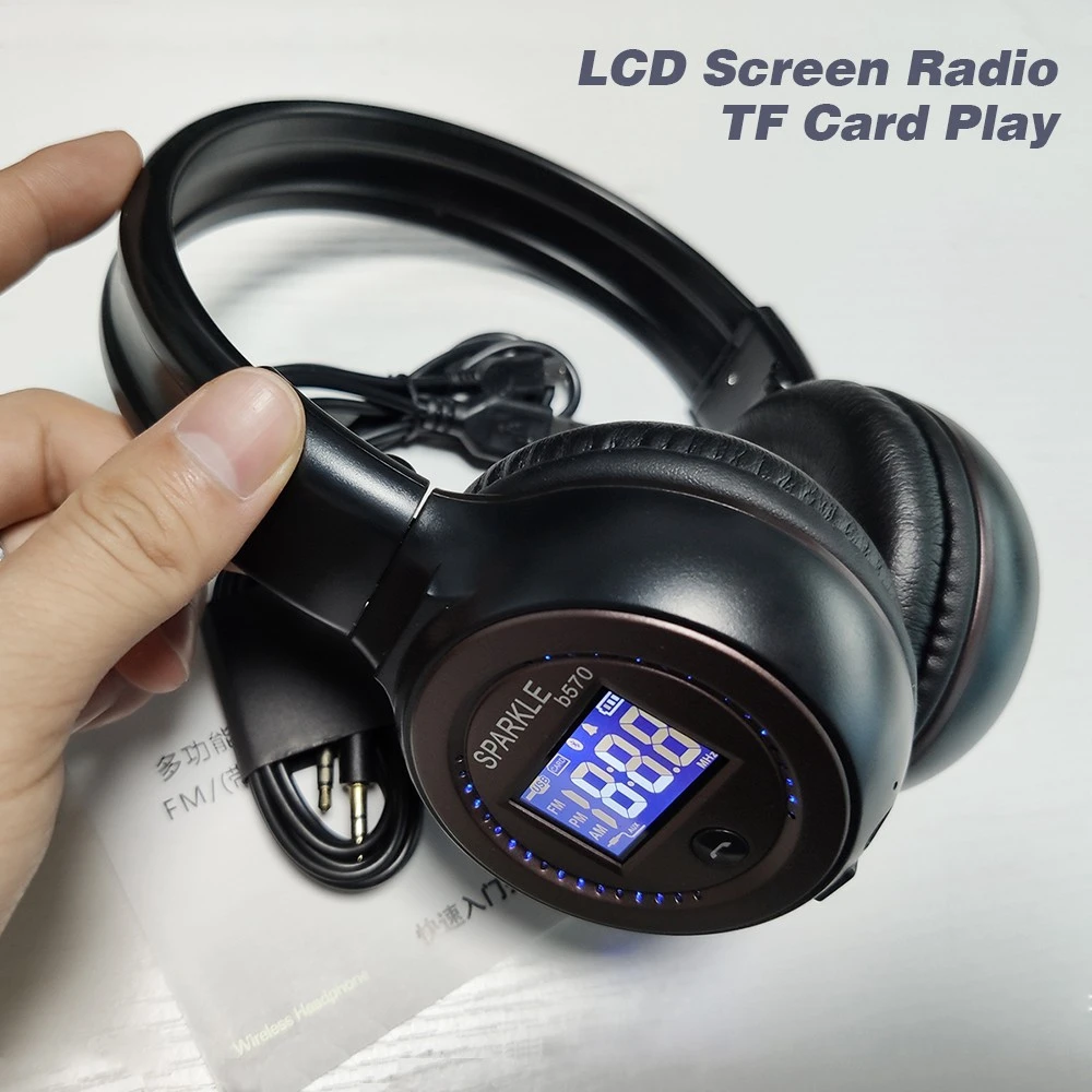 High Quality B570 HiFi Bluetooth Earphone Wirless Headphone TF Card Play Headset With Microphone With Band Bass Support TF,Aux
High Quality B570 HiFi Bluetooth Earphone Wirless Headphone TF Card Play Headset With Microphone With Band Bass Support TF,Aux