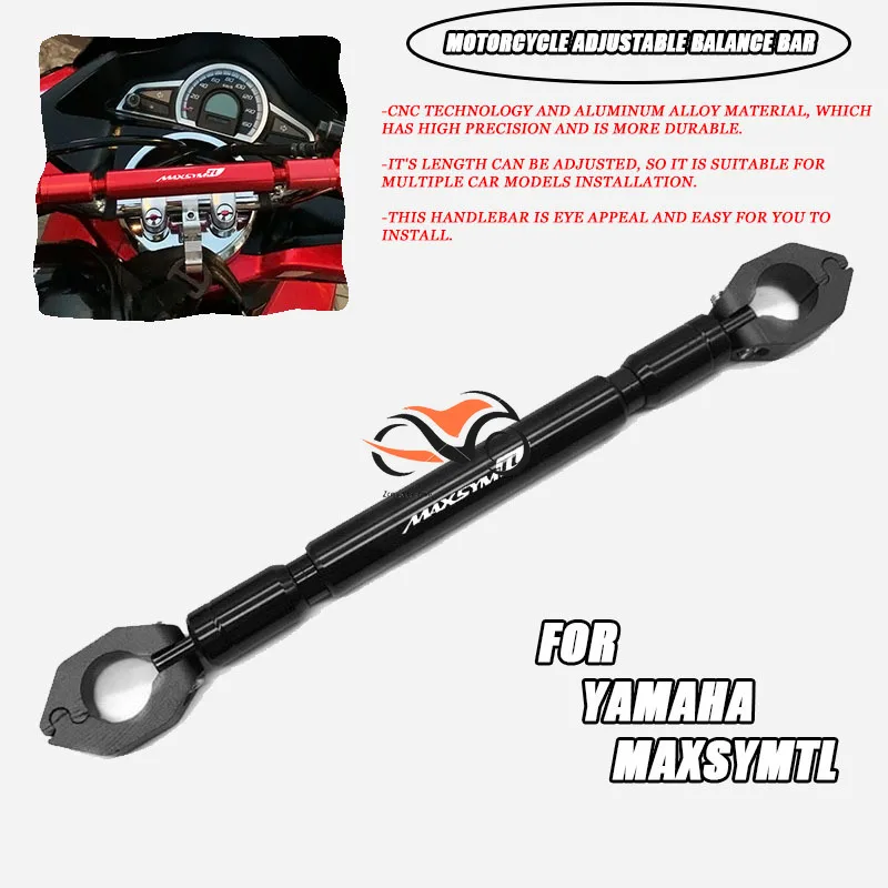 FOR YAMAHA Maxsymtl Motorcycle Balance Bar 22mm CNC Aluminum Crossbar Extended Motorbike Reinforce Lever Accessories
FOR YAMAHA Maxsymtl Motorcycle Balance Bar 22mm CNC Aluminum Crossbar Extended Motorbike Reinforce Lever Accessories