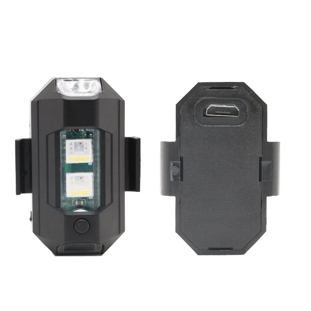 2X Motorcycle 5V UAV Night Drone Strobe Lights Aircraft Fixed Wing With 7 Colors For Night Lighting Strobe Light Equippments
2X Motorcycle 5V UAV Night Drone Strobe Lights Aircraft Fixed Wing With 7 Colors For Night Lighting Strobe Light Equippments