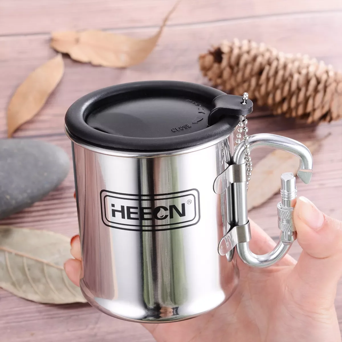 NEW2023 Free Shiping Camping Stainless Steel Hiking Buckle Folding Handle Mugs Single Tier Coffee Cups 280ml HESS-030
NEW2023 Free Shiping Camping Stainless Steel Hiking Buckle Folding Handle Mugs Single Tier Coffee Cups 280ml HESS-030
