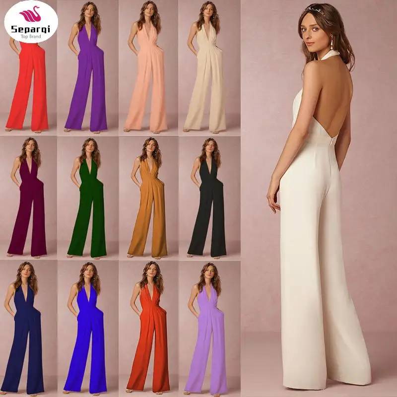 Fashion Women's Jumpsuits Summer Casual Solid Sleeveless V-Neck Slim Linen Lace Up Long Jumpsuit
Fashion Women's Jumpsuits Summer Casual Solid Sleeveless V-Neck Slim Linen Lace Up Long Jumpsuit