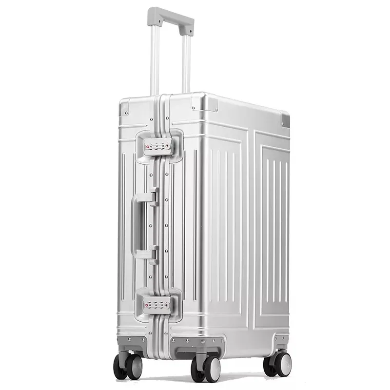 New top quality aluminum travel luggage business trolley suitcase bag spinner boarding carry on rolling luggage 20/24/26/29 inch
New top quality aluminum travel luggage business trolley suitcase bag spinner boarding carry on rolling luggage 20/24/26/29 inch