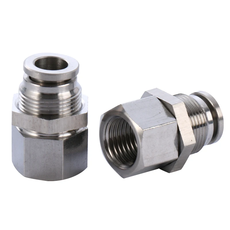 1/8" 1/4" 1/2" BSP Female x 6mm 8mm 10mm 12mm PU Push In Bulkhead Connnector Air Pneumatic 304 Stainless Panel Install Homebrew
1/8" 1/4" 1/2" BSP Female x 6mm 8mm 10mm 12mm PU Push In Bulkhead Connnector Air Pneumatic 304 Stainless Panel Install Homebrew