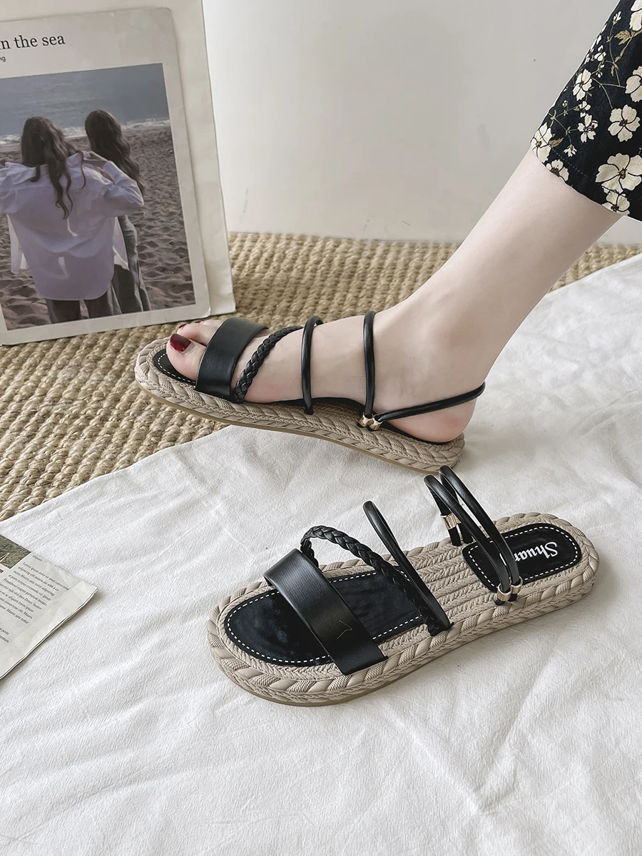 Shoes For Girls Womens Slippers Outdoor Slides Low Fashion Pantofle Lady Luxury Soft Summer Flat 2022 Rome Bonded Leather Basic
Shoes For Girls Womens Slippers Outdoor Slides Low Fashion Pantofle Lady Luxury Soft Summer Flat 2022 Rome Bonded Leather Basic