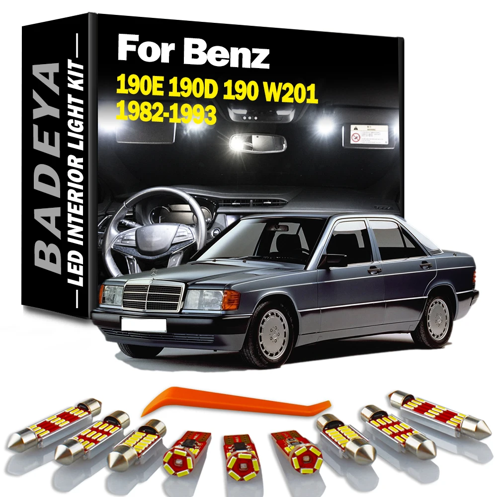 Автомобильные светодиодные лампы BADEYA 14 шт. Canbus для Mercedes Benz 190E 190D 190 W201 1982-1989 1990 1991 1992 1993
Автомобильные светодиодные лампы BADEYA 14 шт. Canbus для Mercedes Benz 190E 190D 190 W201 1982-1989 1990 1991 1992 1993