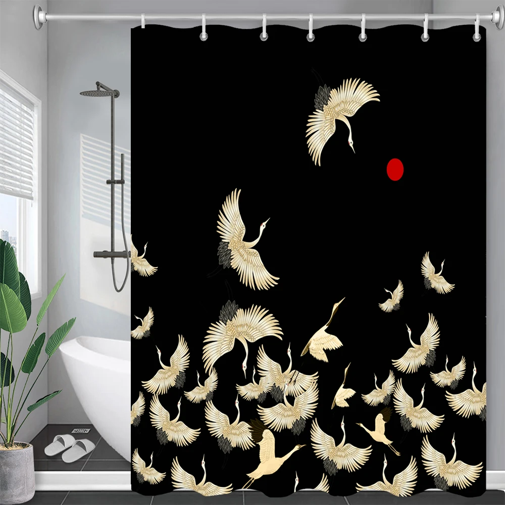3D Shower Curtain Japanese-style Flower Birds Printed Bathroom Curtain With Hook Waterproof Bath Screen Home Decoration Curtain
3D Shower Curtain Japanese-style Flower Birds Printed Bathroom Curtain With Hook Waterproof Bath Screen Home Decoration Curtain