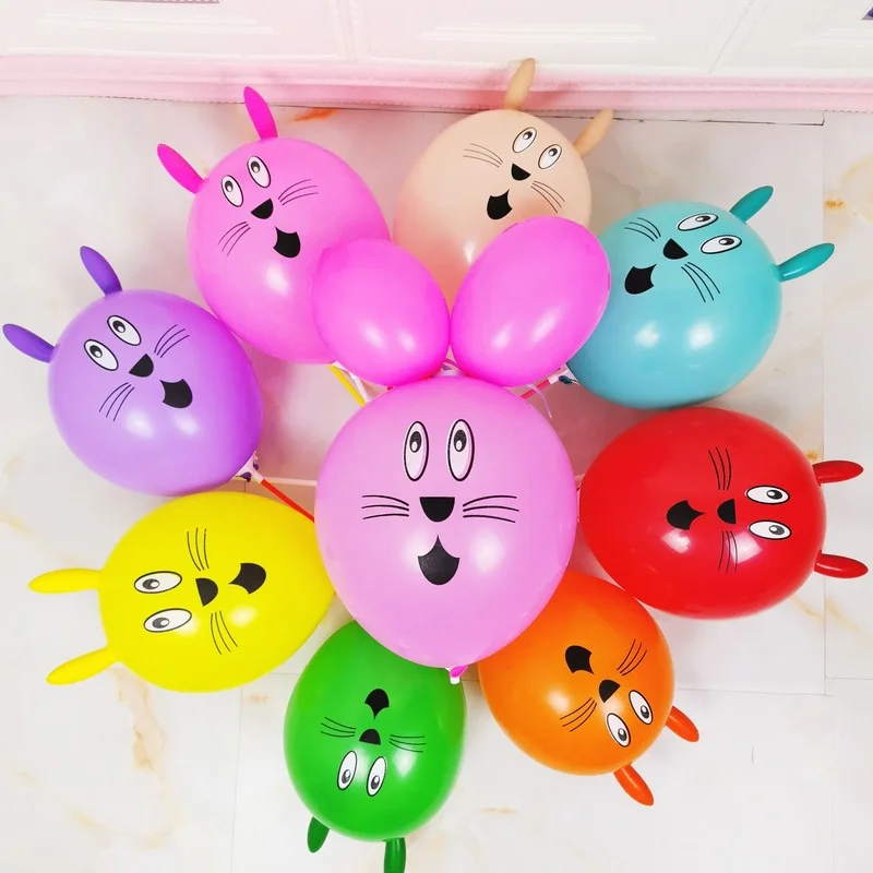 10 Pieces 12 Inch Rabbit Shape Printed Latex Balloons Kids Toy Ball Birthday Decorations
10 Pieces 12 Inch Rabbit Shape Printed Latex Balloons Kids Toy Ball Birthday Decorations