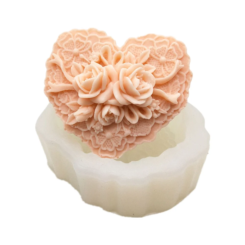 DIY Heart-shaped Rose Flower Sandle Molds Handmade Candle Making Silicone Form Rose Soap Mold Aromatherapy Form for Candles 2022
DIY Heart-shaped Rose Flower Sandle Molds Handmade Candle Making Silicone Form Rose Soap Mold Aromatherapy Form for Candles 2022