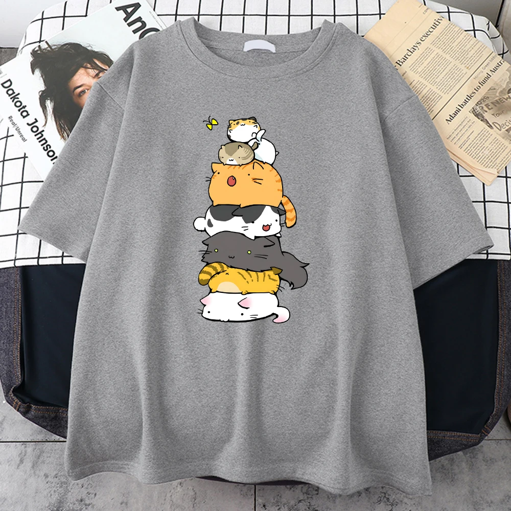 Cats Fold High To Catch A Butterfly Male T-Shirt Summer Cotton T Shirts Round Neck Hip Hop Clothes Chic Quality Short Sleeve
Cats Fold High To Catch A Butterfly Male T-Shirt Summer Cotton T Shirts Round Neck Hip Hop Clothes Chic Quality Short Sleeve