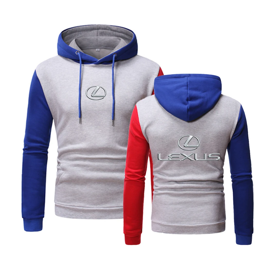2022 Lexus Printing College Men Movement Comfortable Hedging Hoodies Spring Autumn Splicing Tops Popular Hooded Clothing
2022 Lexus Printing College Men Movement Comfortable Hedging Hoodies Spring Autumn Splicing Tops Popular Hooded Clothing