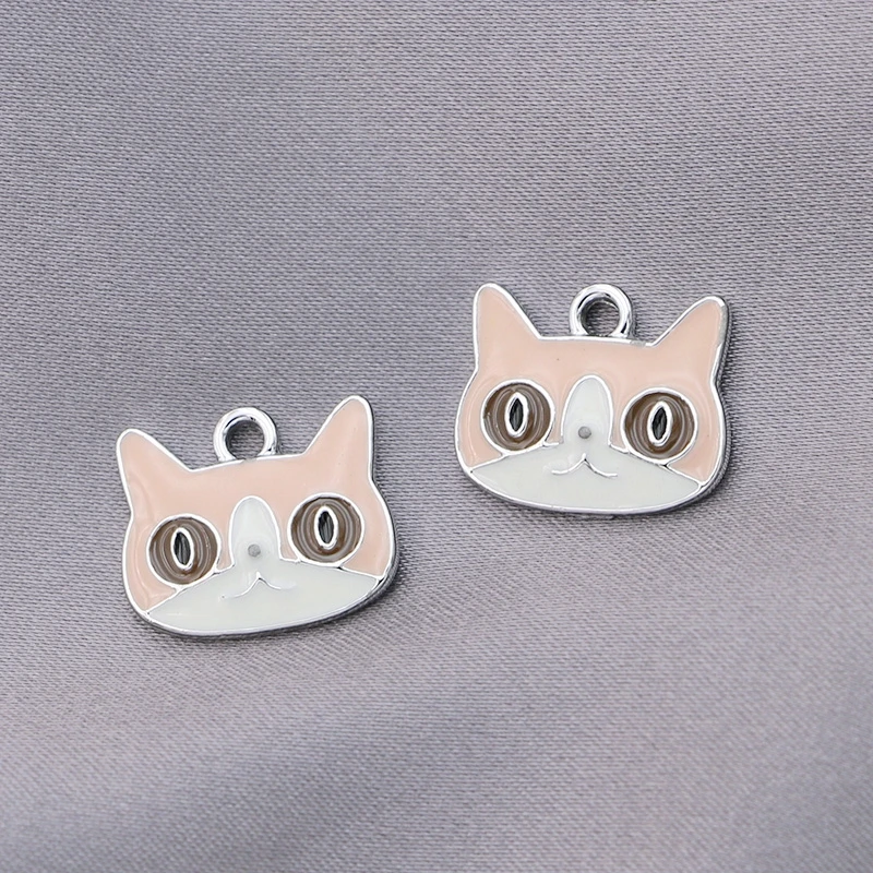 5Pcs Silver Plated Pink Enamel Cat Charm Pendant Jewelry DIY Making Bracelet Accessories Necklace Handmade 15x12mm
5Pcs Silver Plated Pink Enamel Cat Charm Pendant Jewelry DIY Making Bracelet Accessories Necklace Handmade 15x12mm